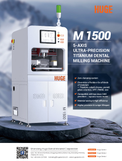 M 1500 5-AXIS ULTRA-PRECISION TITANIUM DENTAL MILLING MACHINE